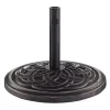 Bronze Medallion Round Umbrella Base