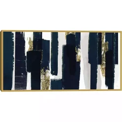 Brooklyn Walk Framed Canvas Art Print