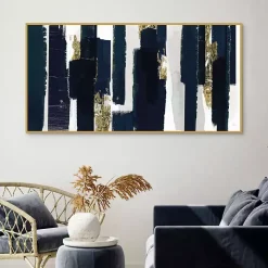 Brooklyn Walk Framed Canvas Art Print