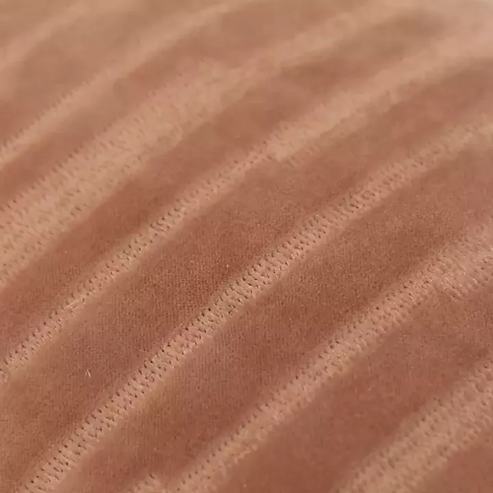 Brown Asymmetrical Stripe Lumbar Pillow