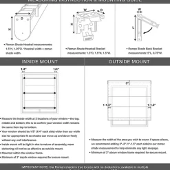 Brown Bamboo Light Filtering Roman Shade, 35 in.