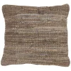 Brown Chindi Woven Jute Throw Pillow