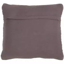Brown Chindi Woven Jute Throw Pillow
