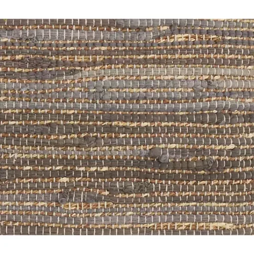 Brown Chindi Woven Jute Throw Pillow