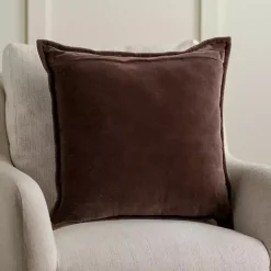 Brown Diamond Velvet Pillow