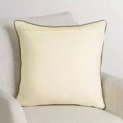 Brown Fall Floral Pillow