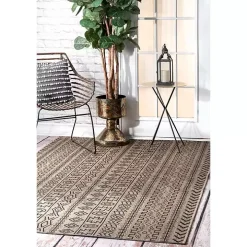 Brown Jamie Outdoor Area Rug, 6x9