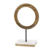Brown Mango Wood Abstract Sculpture