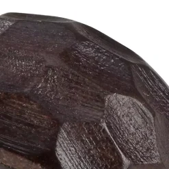 Brown Mango Wood Chunky Napkin Rings, Set of 4