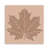Brown Maple Leaf Giclee Canvas Art Print
