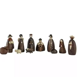 Brown Stone Christmas Nativity 11-pc. Set