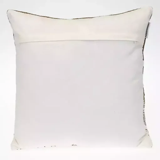 Brown Transitional Stripe Pillow