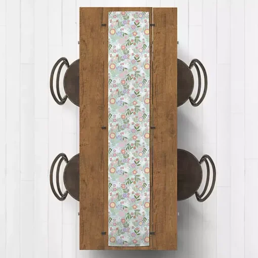 Bunnies and Blossoms Table Runner, 90 in.