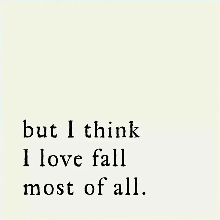 But I Think I Love Fall Framed Wall Art