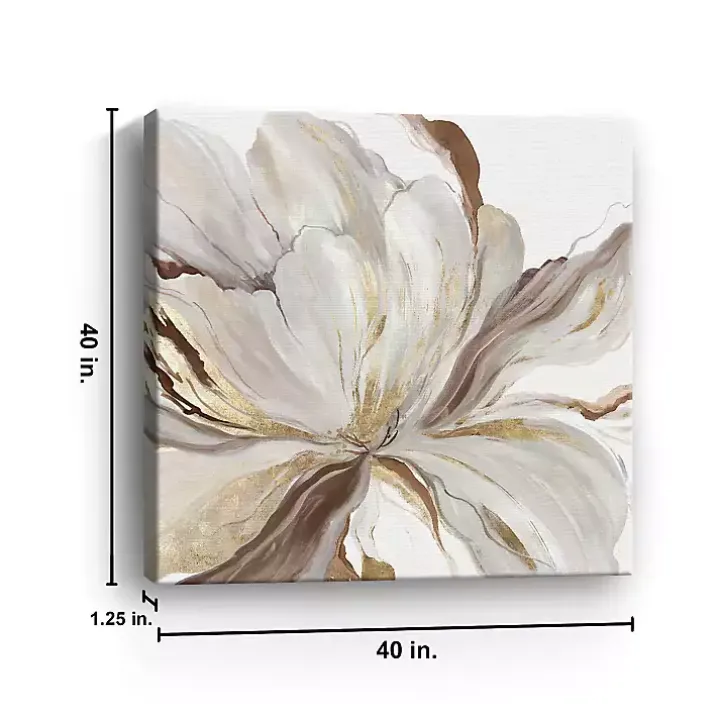 Butterfly Flower II Canvas Art Print