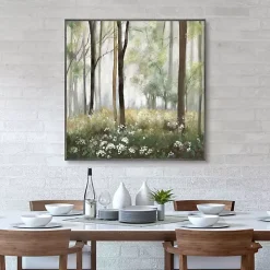 Calm Meadow Framed Canvas Art Print