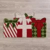 Candy Cane Christmas Present Doormat