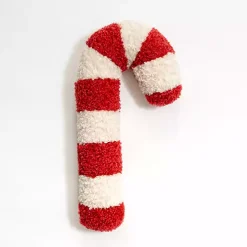 Candy Cane Shaped Pillow