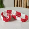 Candy Cane Woven Tray