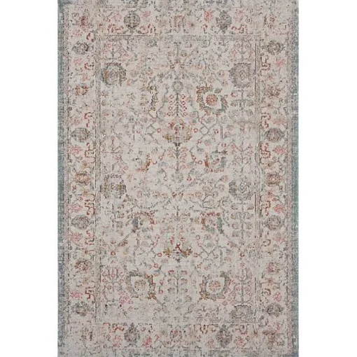 Caramel Botanical Indoor/Outdoor Area Rug, 5x7