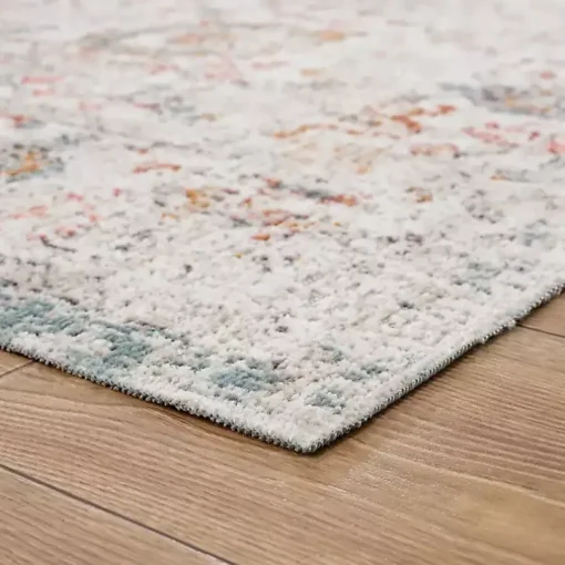 Caramel Botanical Indoor/Outdoor Area Rug, 5x7