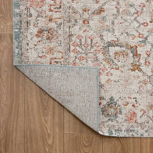 Caramel Botanical Indoor/Outdoor Area Rug, 5x7