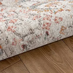 Caramel Botanical Indoor/Outdoor Area Rug, 5x7