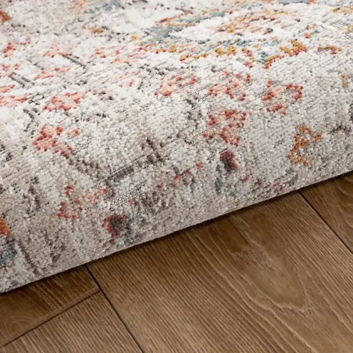 Caramel Botanical Indoor/Outdoor Area Rug, 5x7