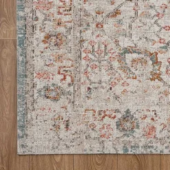 Caramel Botanical Indoor/Outdoor Area Rug, 5x7