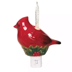 Cardinal and Holly Nightlight
