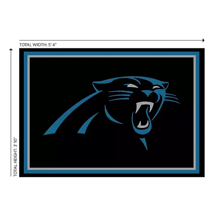 Carolina Panthers Area Rug, 4x6