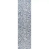 Cauli Blue Leopard Print Outdoor Runner Rug, 2x12