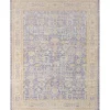 Cerulean Vintage Border Area Rug, 5x7
