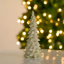 Champagne Glitter Christmas Tree, 13 in.