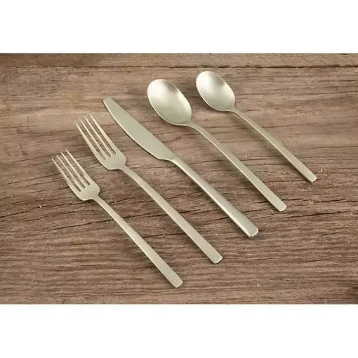 Champagne Gold Glimmer 20-pc. Flatware Set