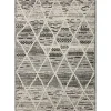 Charcoal Gradient Diamond Area Rug, 5x7