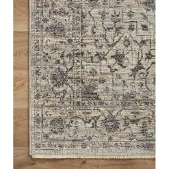 Charcoal Sorrento Medallion Area Rug, 6x9