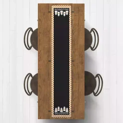 Checker Happy Halloween Ghost Table Runner, 72 in.