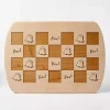 Checkered Ghost Maple Halloween Cutting Board