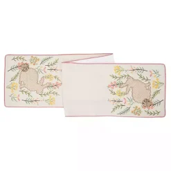 Chevron Garden Bunny Table Runner