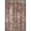 Chris Loves Julia x Loloi Jules Merlot Rug, 3x5