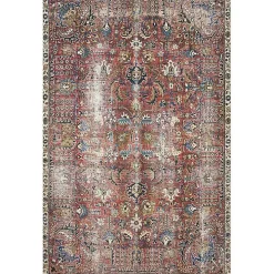 Chris Loves Julia x Loloi Jules Merlot Rug, 3x5