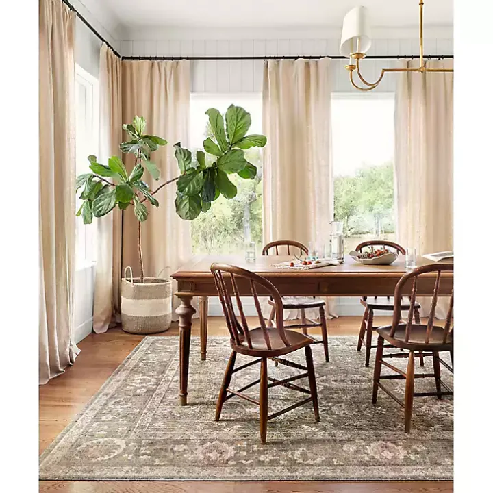 Chris Loves Julia x Loloi Sage Rosemarie Rug, 5x7