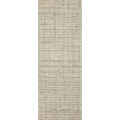 Chris Loves Julia x Loloi Polly Tan Grid Rug, 3x5