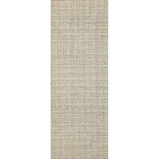 Chris Loves Julia x Loloi Polly Tan Grid Rug, 3x5