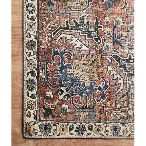 Chris Loves Julia x Loloi Jules Merlot Rug, 3x5