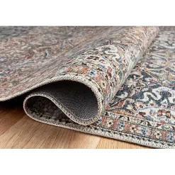 Chris Loves Julia x Loloi Jules Dark Blue Rug, 2x9