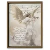 Christmas Angel with Trumpet Framed Art Print