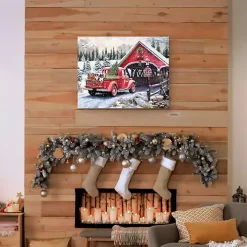 Christmas Delivery Canvas Art Print