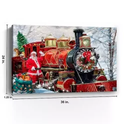 Christmas Express Canvas Art Print